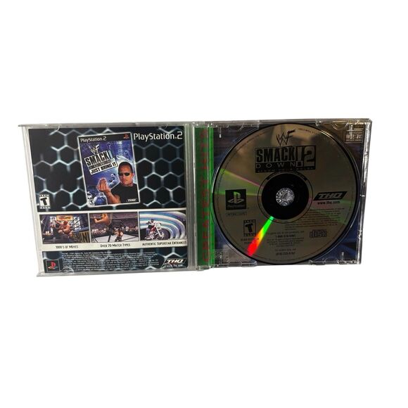 WWF SmackDown 2: Know Your Role (Sony PlayStation 1, 2000) Complete CIB, tested. - Picture 3 of 5